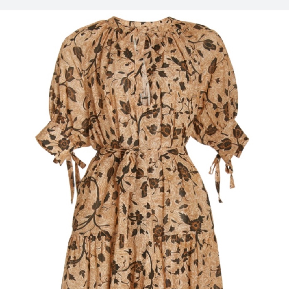 Ulla Johnson Selena Printed Cotton-Blend Coverup Dress